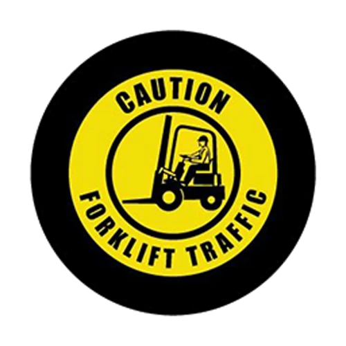 Caution Forklift Traffic Safety Sign Gobo