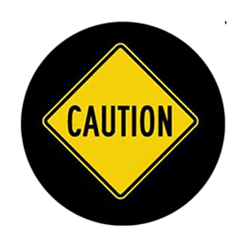 Caution Safety Sign Gobo