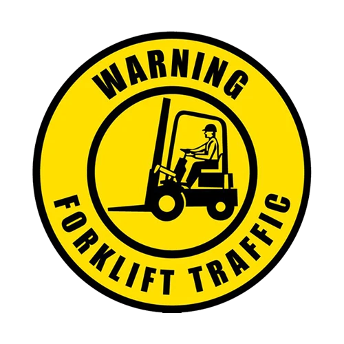 Forklift Traffic Caution Safety Sign Gobo